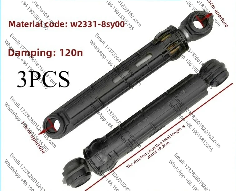 Adequado para máquina de lavar roupa de tambor XQG80-E8122 EA8122 E/A8155 J8022 amortecedor