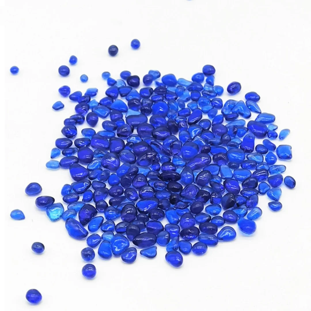 듀크 블루 유리 분쇄석 불규칙한 파란색 크리스탈 자갈  - Marine Aquarium Gravel 리뷰 및 가격