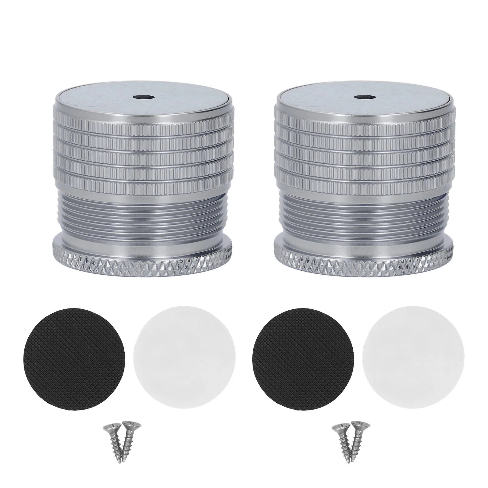 2 Pcs Furniture Riser 23-37mm Adjustable 50-500kg Load Bearing Aluminum Alloy Bed Sofa Table Riser Support Leg