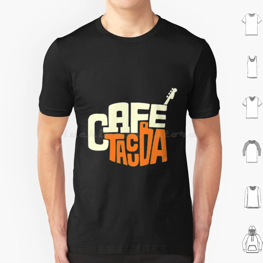 Cafe Tavuba Cup T Shirt Cotton Men Women DIY Print Cafe Tacuba Cafe Tacvba Mexico Band Mexican Band Tacubos