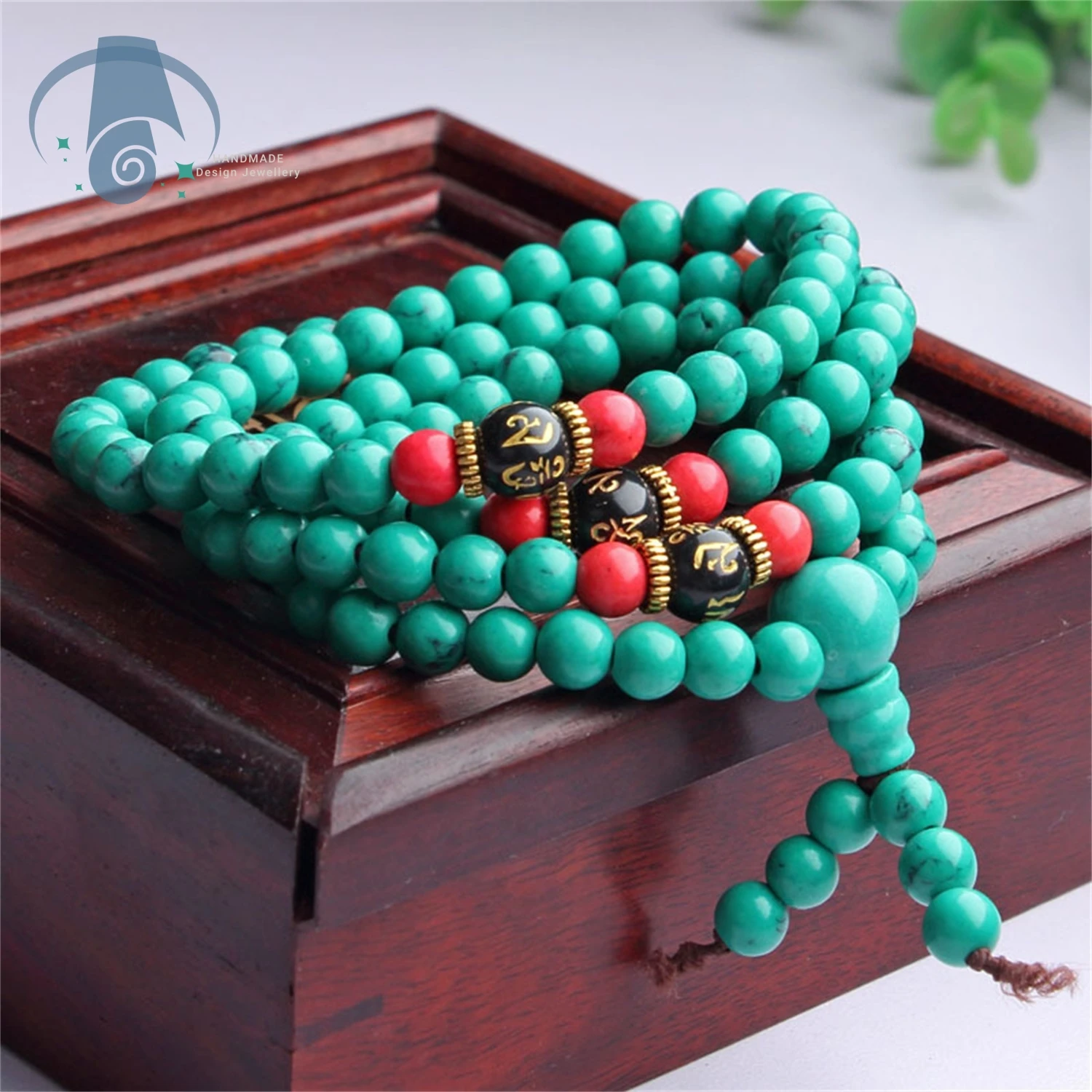 New Chinese Style Turquoise Bracelet Natural Southern Red Agate Gemstone Beads Adjustable Light Luxury Women Jewelry Gift for He