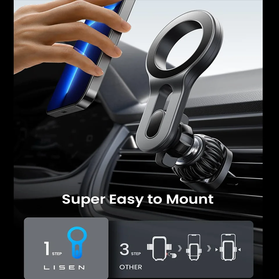 

Gravity car phone holder air vent mount cell phone holder in car mobile support for iPhone 13 12 For Xiaomi universal GPs stand