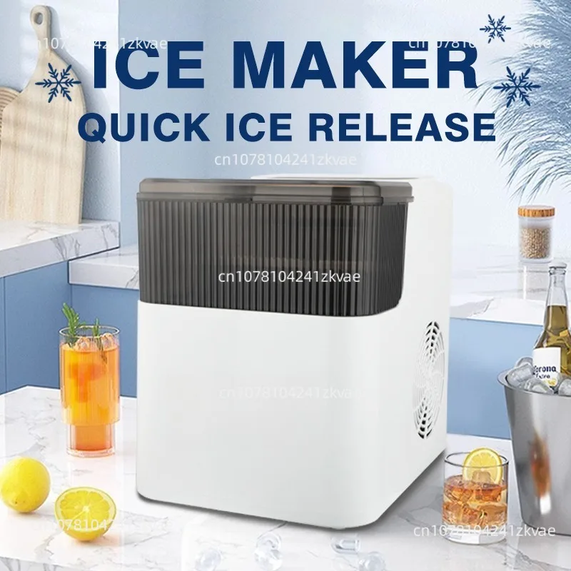 Household Ice Machine Small 1.4L/500G Dormitory Mini Small Power Outdoor Automatic Ice Cube