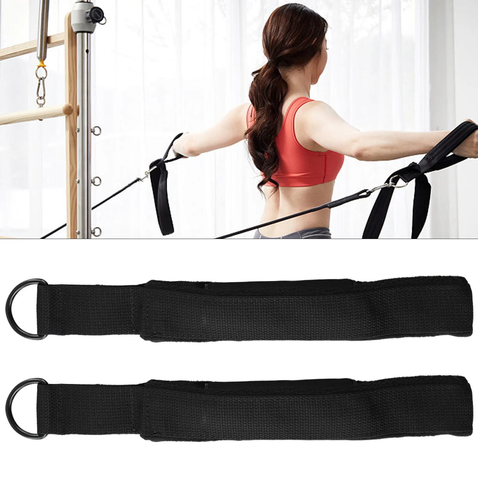 

Achieve perfect form and alignment with the adjustable length of these Pilates exercise bands Ideal for precise workouts