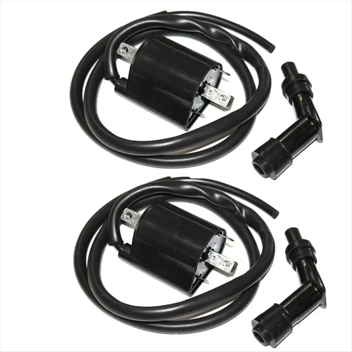 Compatible 33410-38B00 2 Pcs Front and Rear Ignition Coils Compatible for Vs1400Glp Vs-1400Glp Intruder 1400 1987-2004