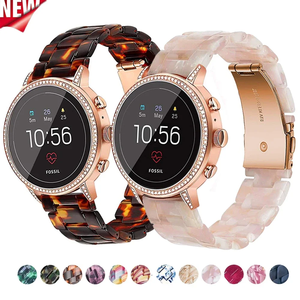 Huawei Watch用の透明な樹脂ストラップ,Samsung Galaxy Watch 6,3,45mm,s3, seiko 22mm,gt5/4, gt3/5pro, 46mm