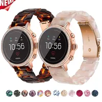Resin Transparent Band For Huawei Watch GT5/4 GT3/5pro 46mm For Samsung Galaxy Watch 6 3 45mm Gear S3 Lady Strap for Seiko 22mm