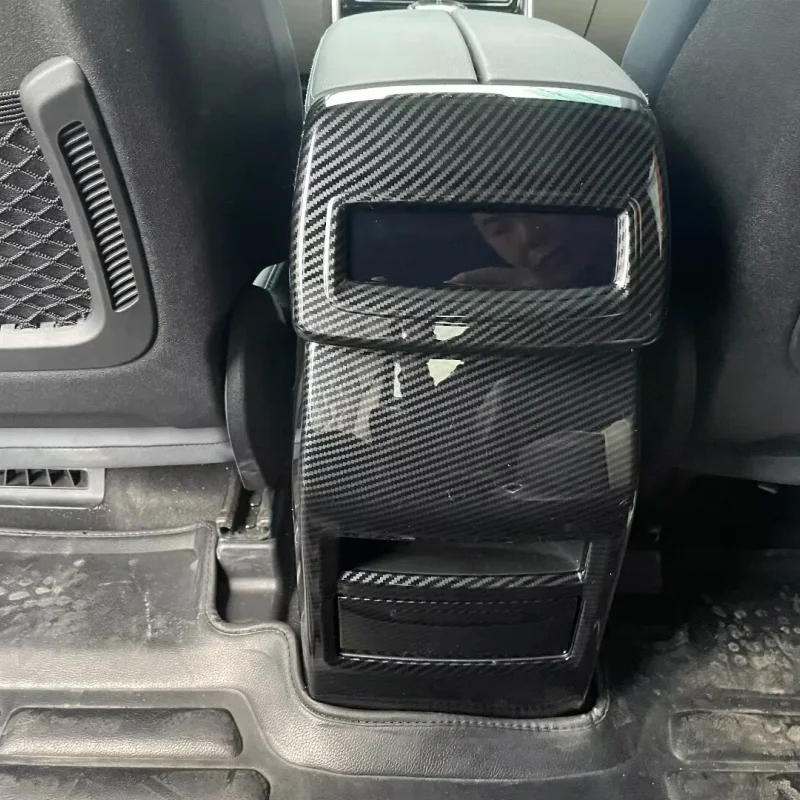 

Byd Tang 2022-2024 Rear upper air outlet/Rear air outlet panel cover auto trim protection carbon fiber fittings