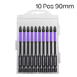 10/20PCS Magnetic Batch Head PH2 Cross Screwdriver Set Impact Drill Bit Screw Alloy Steel Non-slip Cross Screwdriver