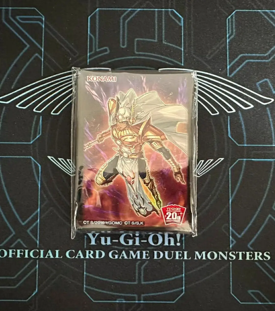 

20Pcs Yugioh KONAMI Duel Monsters 20th ANNIVERSARY Palladium Oracle Mahad Official Collection Card Protector Sleeves