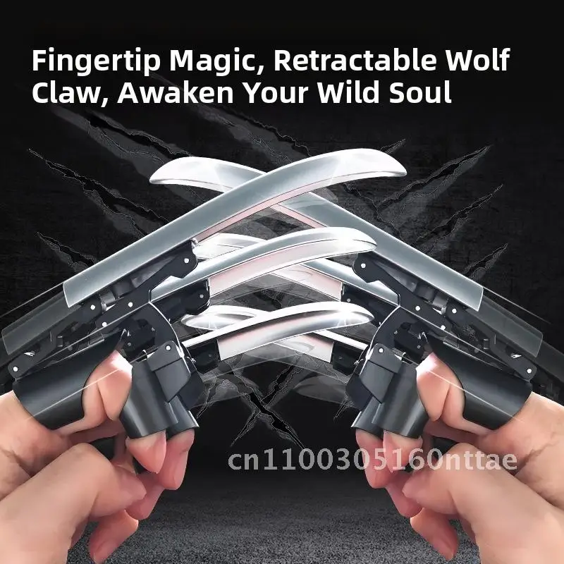 

Росомаха коготь складная связь запуск палец телескопический волчий коготь креативная новая уникальная игрушка на кончиках пальцев