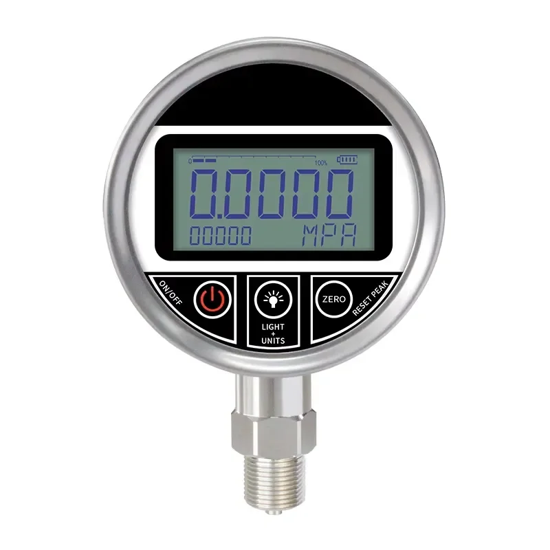 QDB118T Digital Pressure Gauge with Data Logger 100mm Diameter for Hydraulic air Water Oil Digital Pressure Gauge