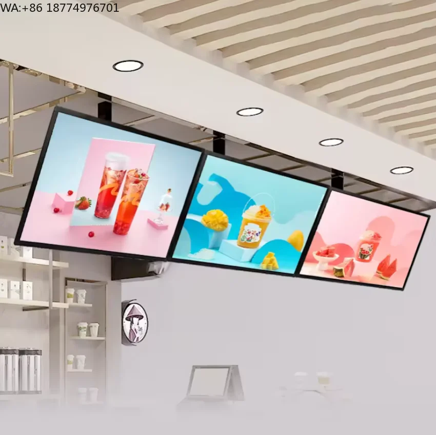 

Digital Table Menu Display Advertising Player Milk Tea Menu Board Desktop Digital Signage