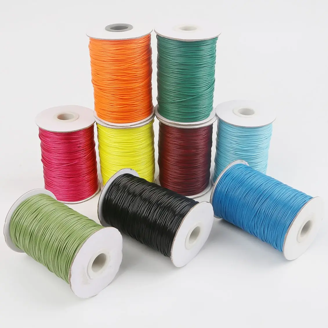 

best hot sale new Wax Beading Cord 1mm 15 meter Faux Flat Suede velvet Lace Rope Jewelry Findings for Fashion jewelry crafts