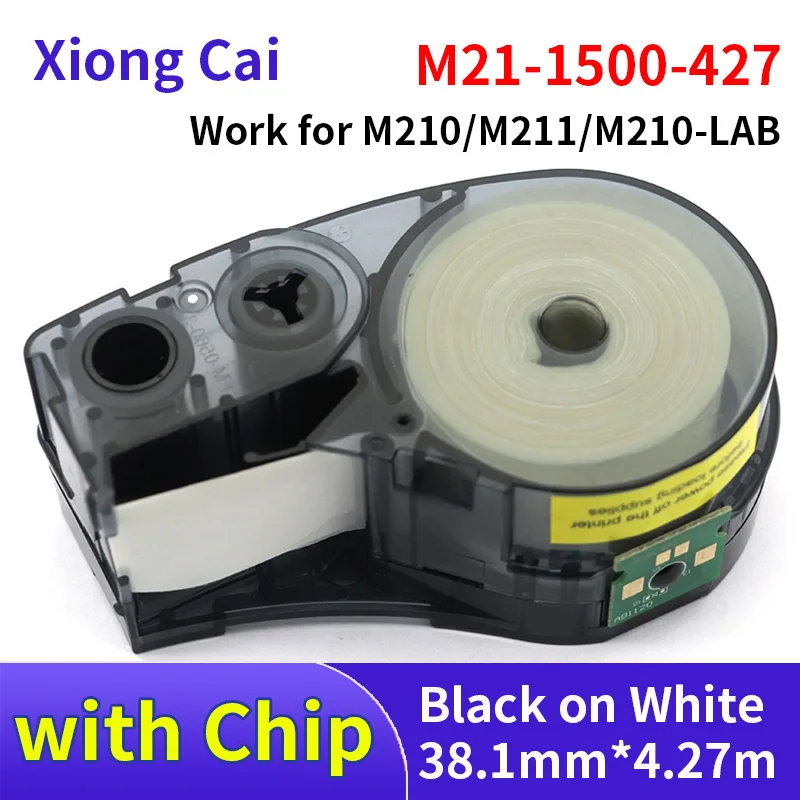 1~10PK New Version M210 M211 with CHIP M21-1500-427 Self-Laminating Wire Wrap for Control and Electrical Panels,Datacom Cables