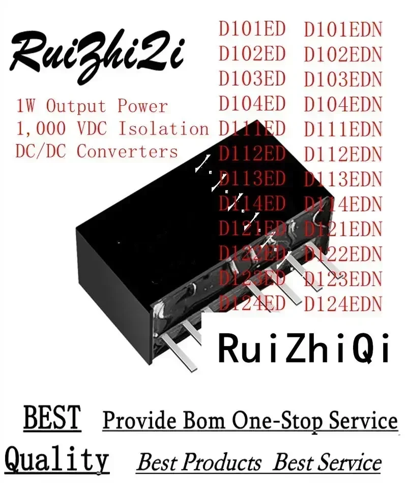 

10 шт./лот D101EDN D102EDN D103EDN D104EDN D111EDN D112EDN D113EDN D114EDN D121EDN D122EDN D123EDN D124EDN 1 Вт преобразователи постоянного/постоянного тока