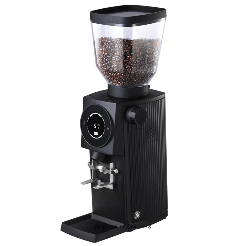Commercial 83mm Flat Burr Cafe Mill Espresso Electric Coffee Grinder Machine