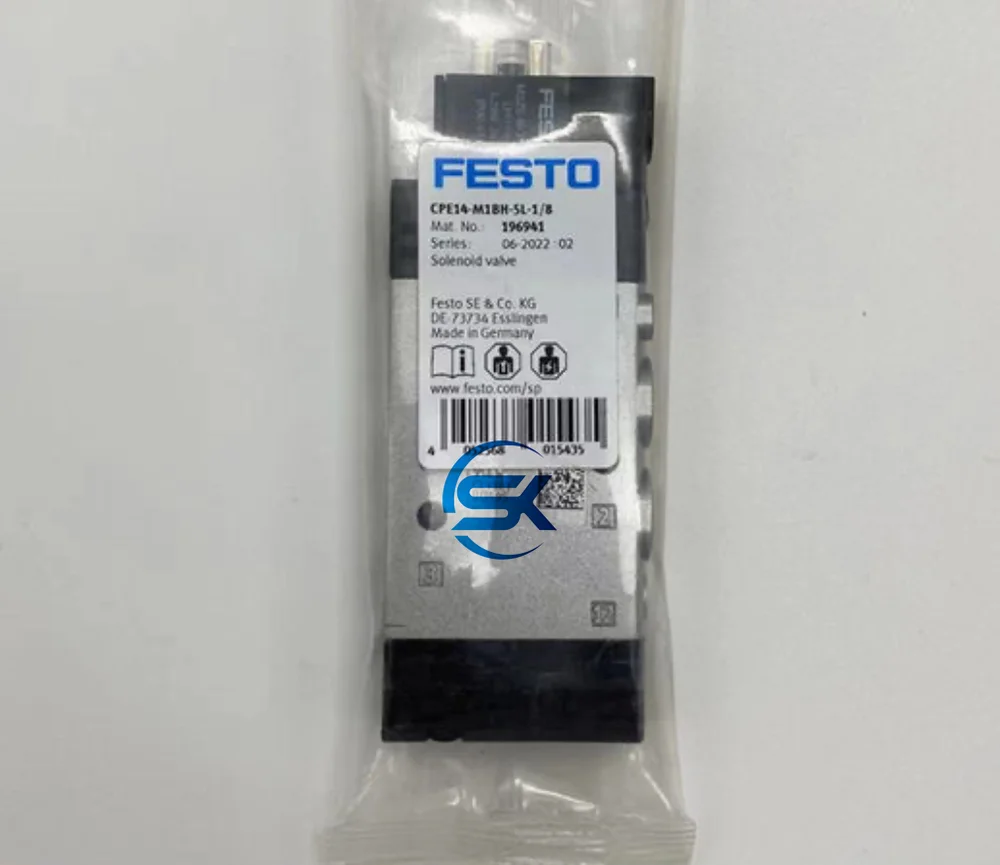 

1-piece brand new Festo brand new CPE14-M1BH-5L-1/8 196941 selenium valve