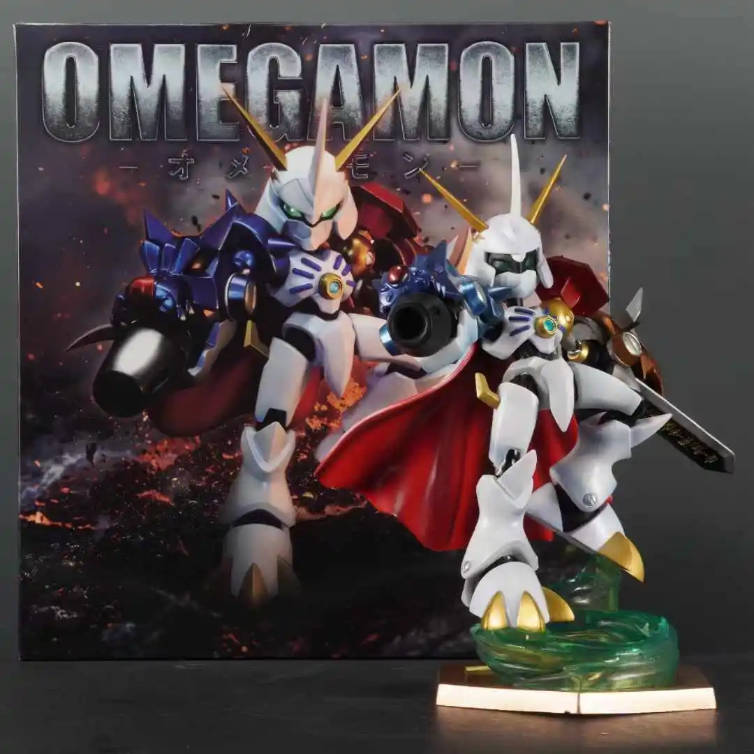 20 cm Anime Digimon Adventure  Figure Omegamon Figure Pvc Doll Statue Model Collection Desk Decora High Quality Toy Gifts