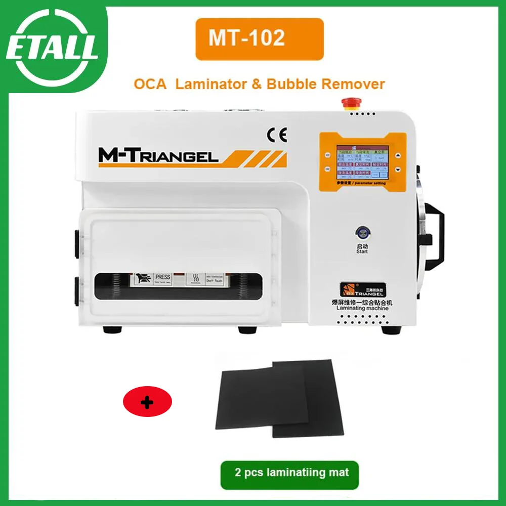 M-Triangel MT-102 Max 7inches Touch Screen  OCA Lamination Machine Bubble Remover For LCD Glass Repair And Replacement