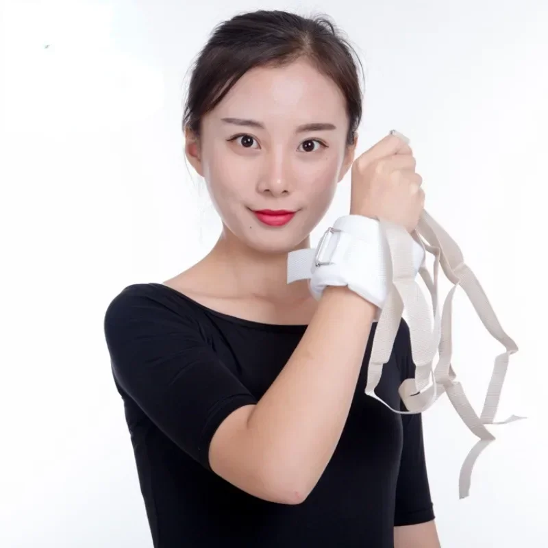 2 Pcs Adjustable Wrist Ankle Fixation Belt Bedridden Elderly Care Paralyze Patients Fixing Band Medical Limbs Restraint Strap
