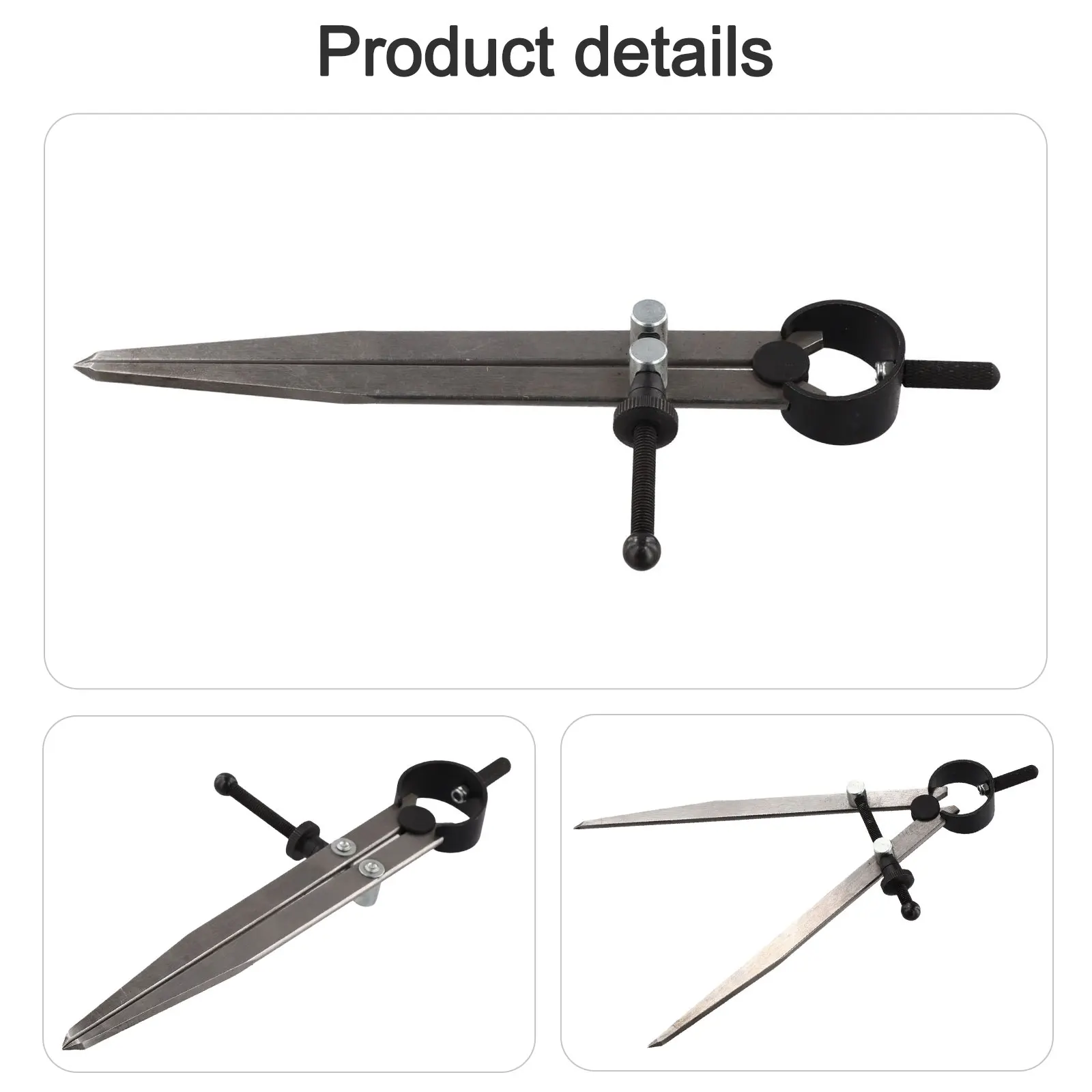 مشاريع Leathercraft S M L مقسم جلدي قابل للتعديل أداة وضع علامات دقيقة لأداة وضع العلامات على الجلد أداة جلدية ذاتية الصنع