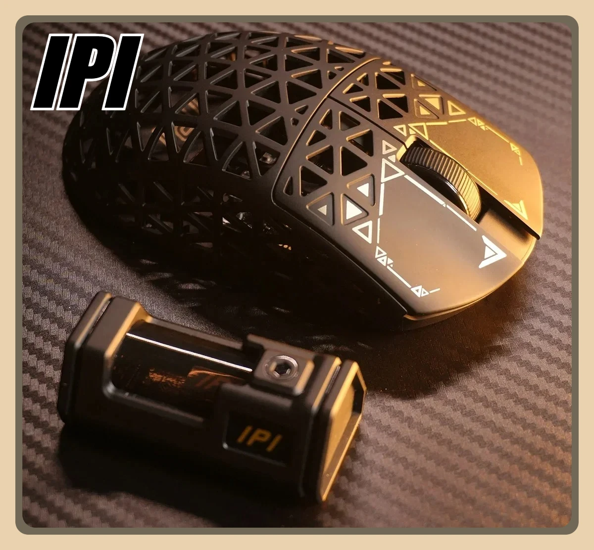 

IPI Piao Float 18/88 Беспроводная мышь 8k 3 режима Bluetooth Dual 8k Carbon Hell Out Gaming Киберспорт Легкая мышь Мыши в подарок