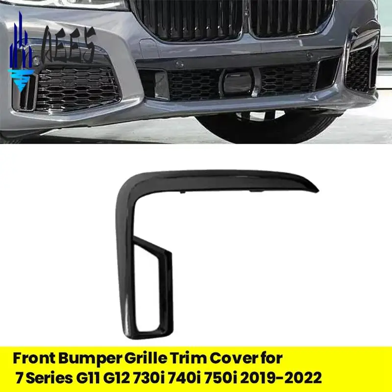 

AEE5-Car Front Bumper Grille Trim Cover For BMW 7 Series G11 G12 730I 740I 750I 2019-2022 Exterior Accessorie
