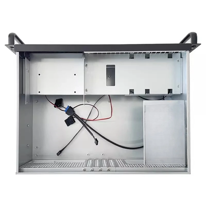 3U-300 Industrial Control Server Chassis with Optical Drive Position Workstation Storage ATX Chassis 30cm Short Case