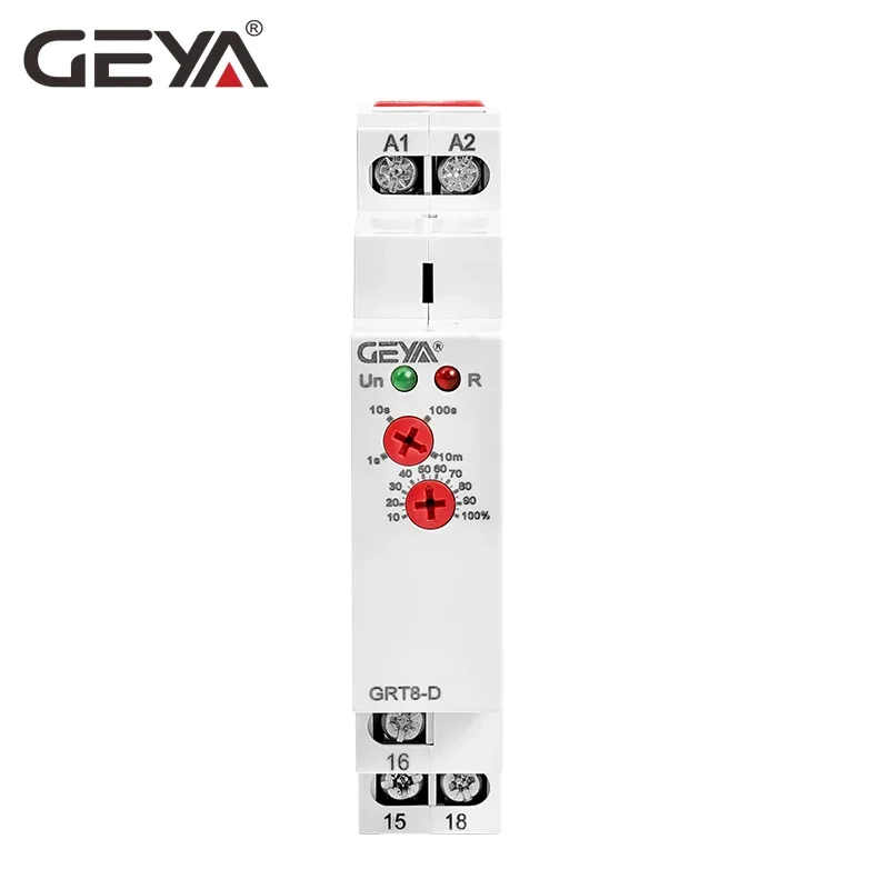 GEYA GRT8-D True Delay off without Power Supply AC/AC12V-240V Power off Delay Timer Electrical Relays