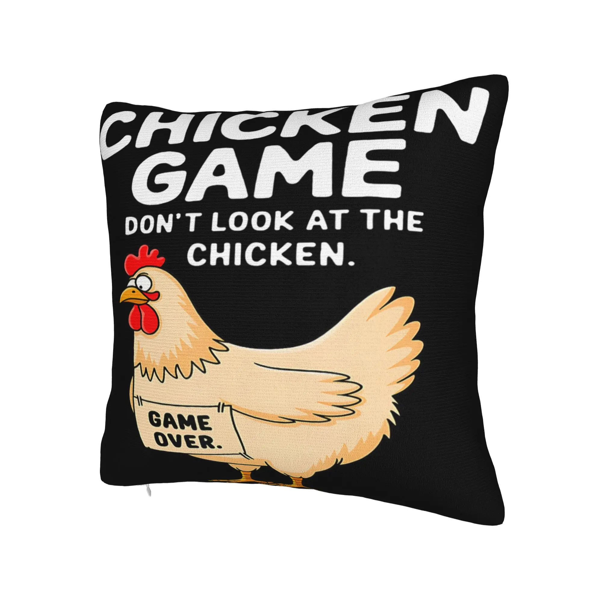 Decorative Pillowcases Chicken Game Dont Look At The Chicken Accessories Chair  Throw Pillow Case Cover Square Multi Size