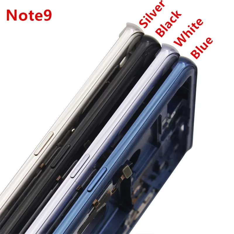 Middle Frame Note9 For Samsung Galaxy Note 9 N960 Housing Board LCD Faceplate Bezel Replace Repair Parts + Side Buttons