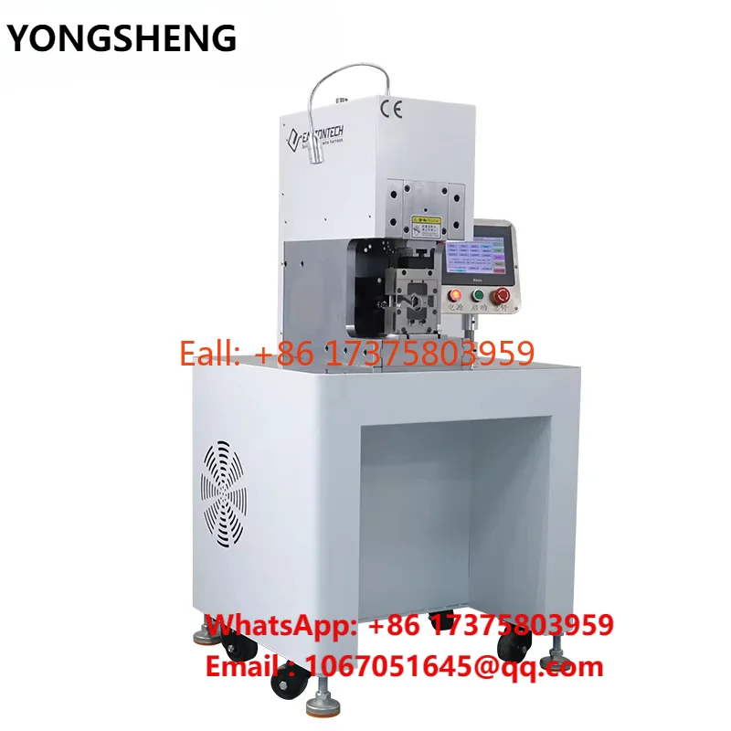 EW-5235 Servo Motor 10T 30T 50T Hexagon Terminal Cable Crimper Hexagonal Free Replacing Crimping Dies Terminal Machine