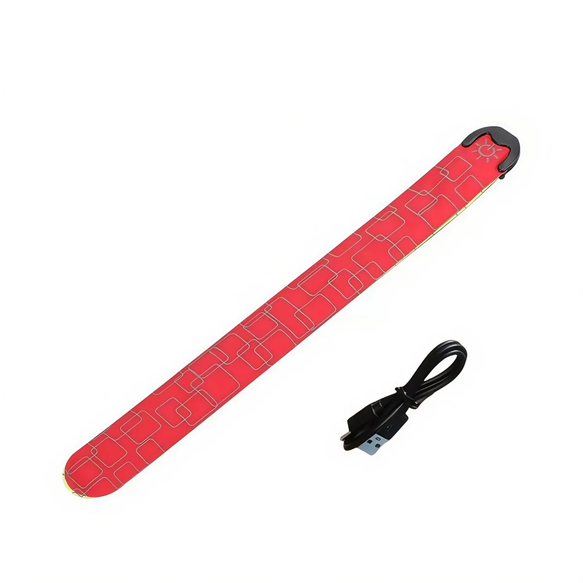 

5PCS Light-up Clapping Bracelet Wristband USB Rechargeable LED Wristband For Fan Support, Night Running Warning, Fun