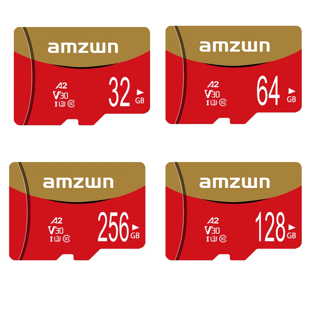 

Micro 256GB SD Card TF Flash Card A2 V30 C10 U3 Ultra High Speed 32GB/64GB/128GB– Real Capacity for Camera, Computer, Tablet