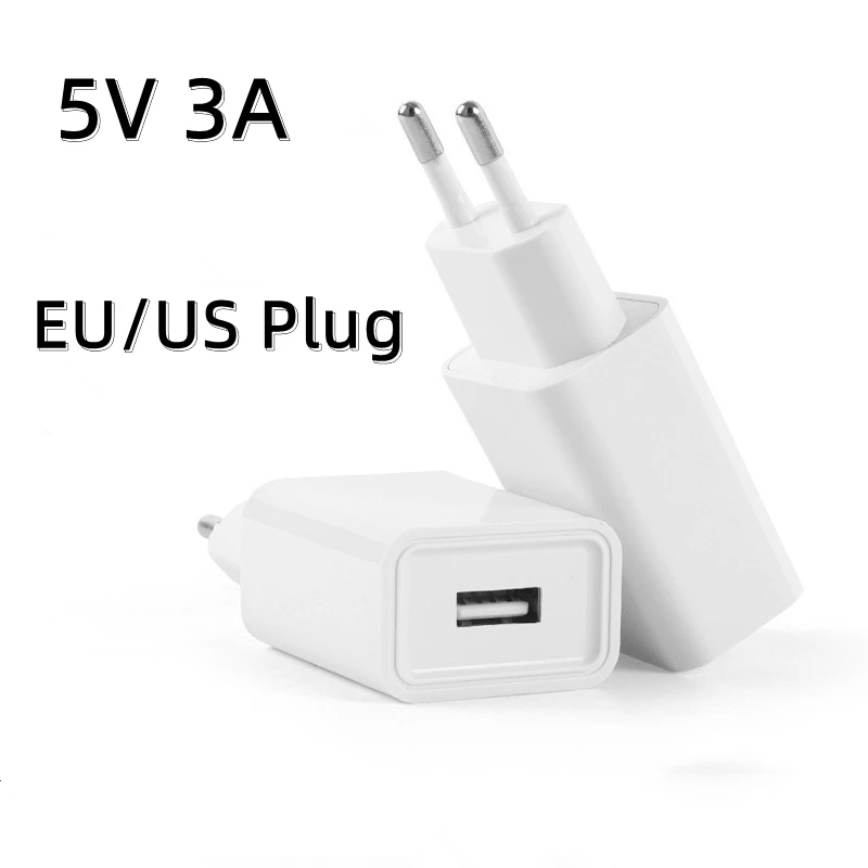 

USB 5V 3A Power Supply Adapter 15W Charger LED Light Power Supply EU US Plug 220V 110V to 5V
