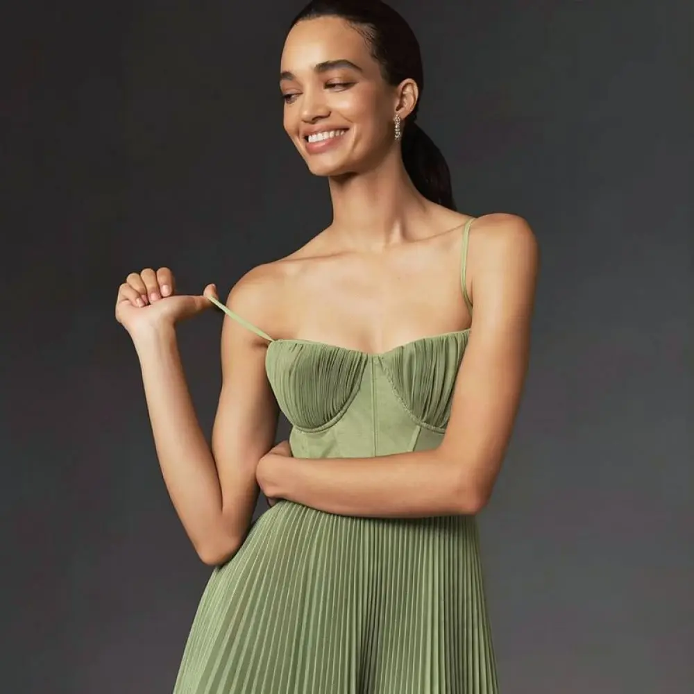 Women Summer Evening Dress Sexy Deep V Neck Backless Sleeveless Maxi Gown Elegant Slim Fit Wedding Party Bridesmaid Vestidos