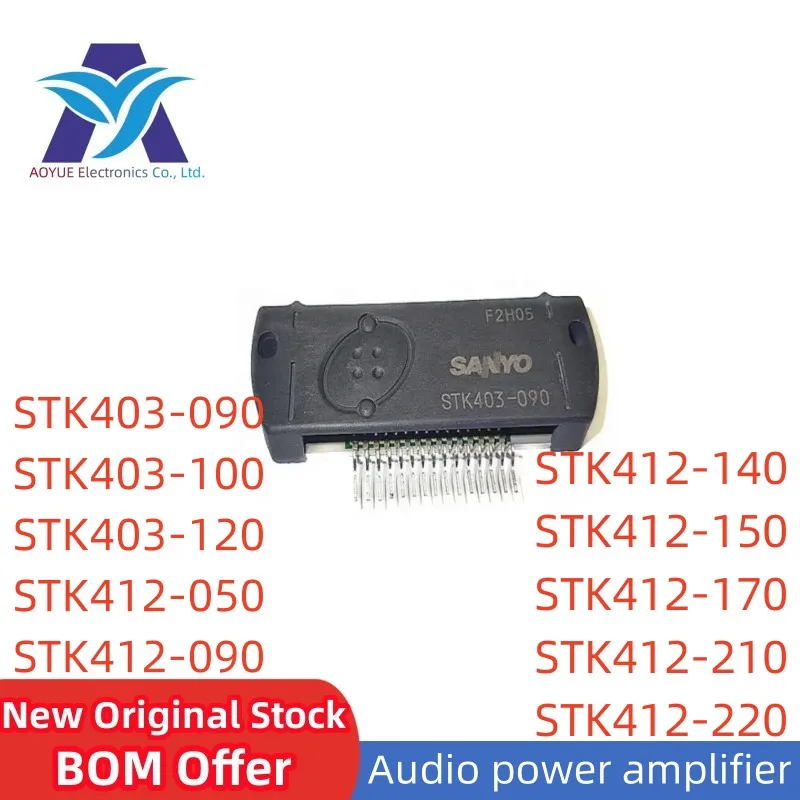 Audio amplifier STK403-090 STK403-100 STK403-120 STK412-050 STK412-090 STK412-140 STK412-150 STK412-170 STK412-210 STK412-220