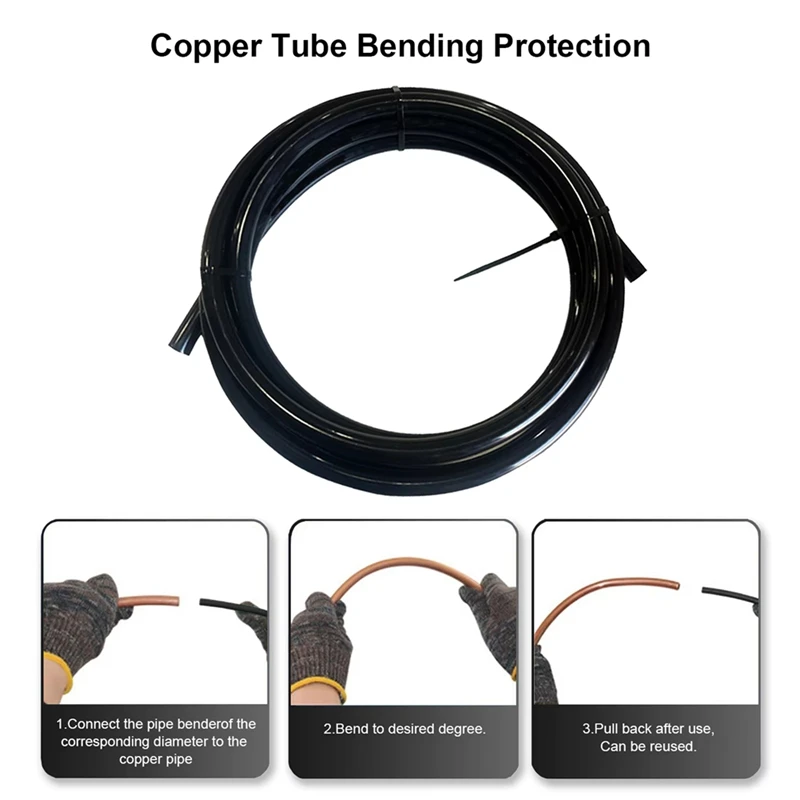 Защитная пленка для медных труб, инструмент для гибки пластиковых труб, антидеформационная защитная трубка для медных труб для кондиционирования воздуха