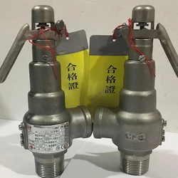 304 stainless steel safety valve with handle for air storage tank spring fully open pressure relief valve