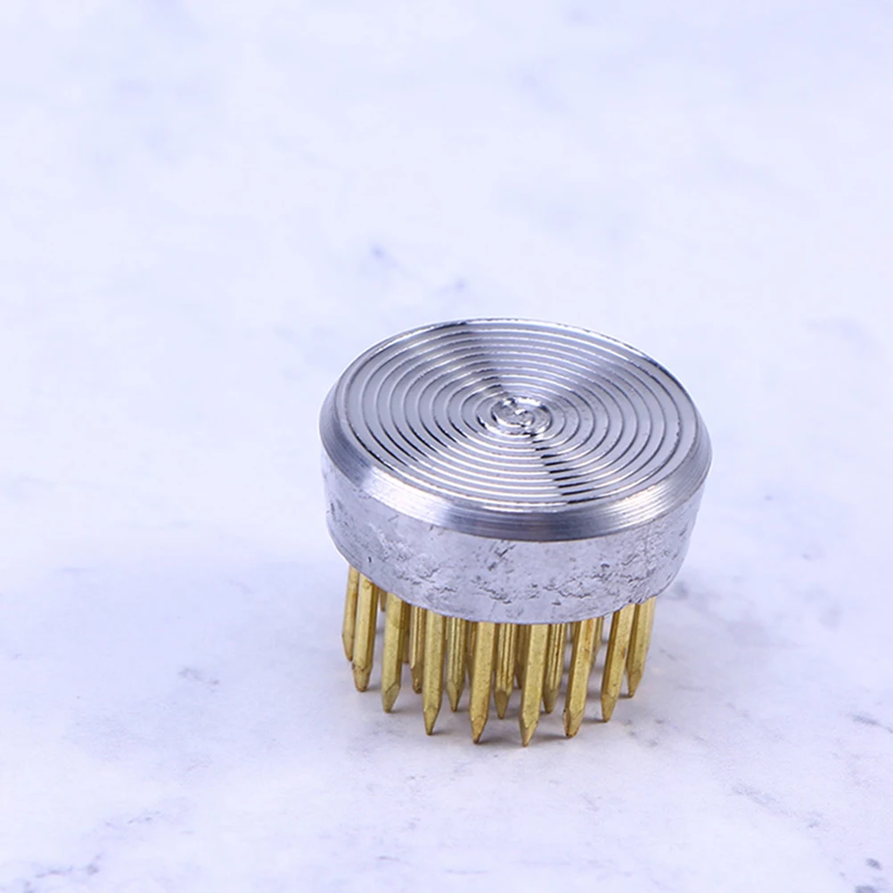 

5 pcs Flower Arrangement Tools Stable Display Needle Design Long Service Stainless Steel Floral Holder
