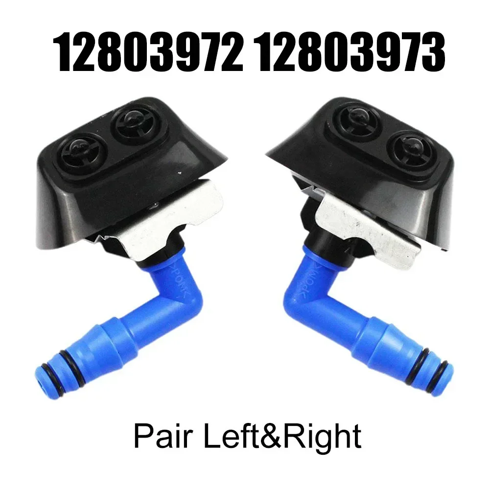 2pcs Car Front Bumper Headlight Washer Nozzle Water Sprayer For Saab 9-3 93 2003-2012 Headlight Washer Nozzle