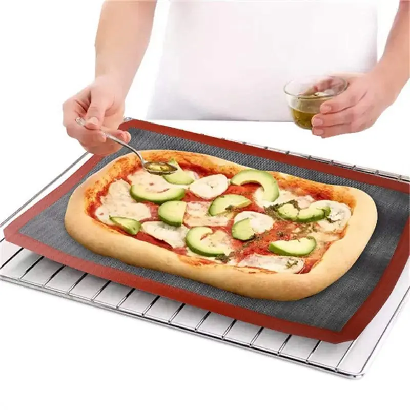 M10K 2PCS Perforated Silicone Baking Mat Non-Stick Baking Oven Sheet for Cookie /Bread/ Macaroon/ Kitchen Tools