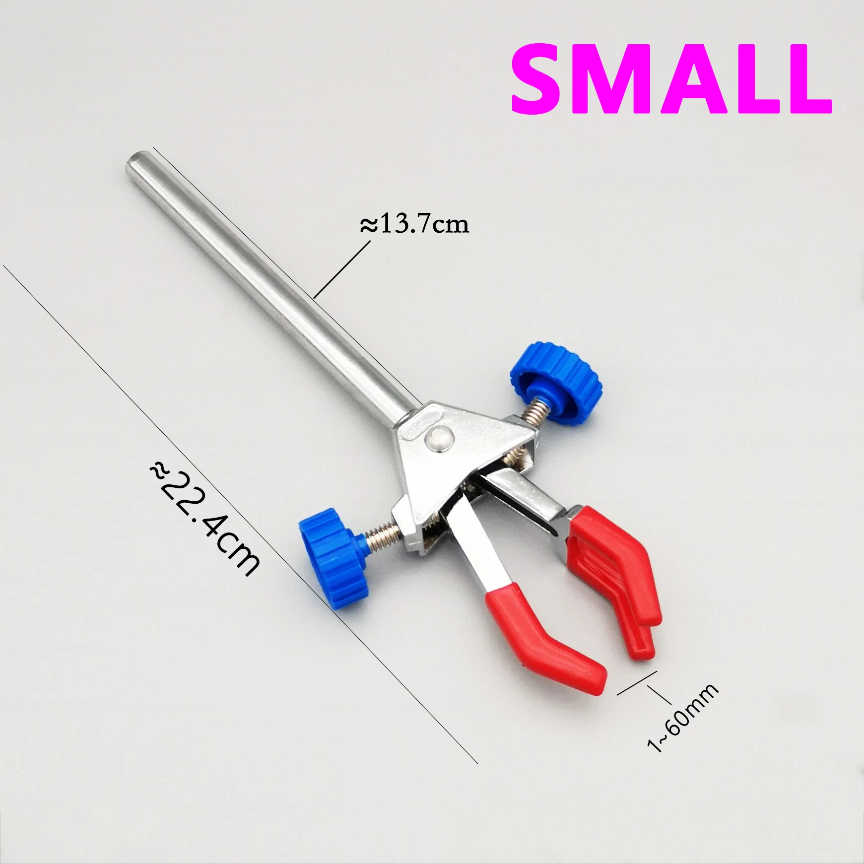 แคลมป์สามขาแบบปรับได้ 1 ชิ้น, ระยะห่างแคลมป์ 1-90 มม., ขนาดเล็ก/ใหญ่, วัสดุสแตนเลส