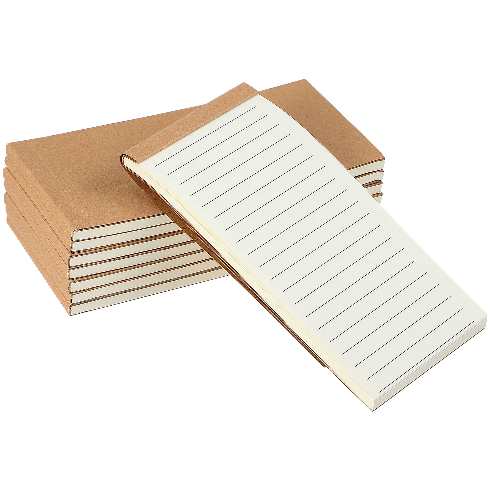 8 Pcs Blank Notebook Shopping Server Pads The Paper Small Notebooks Pocket Size Office