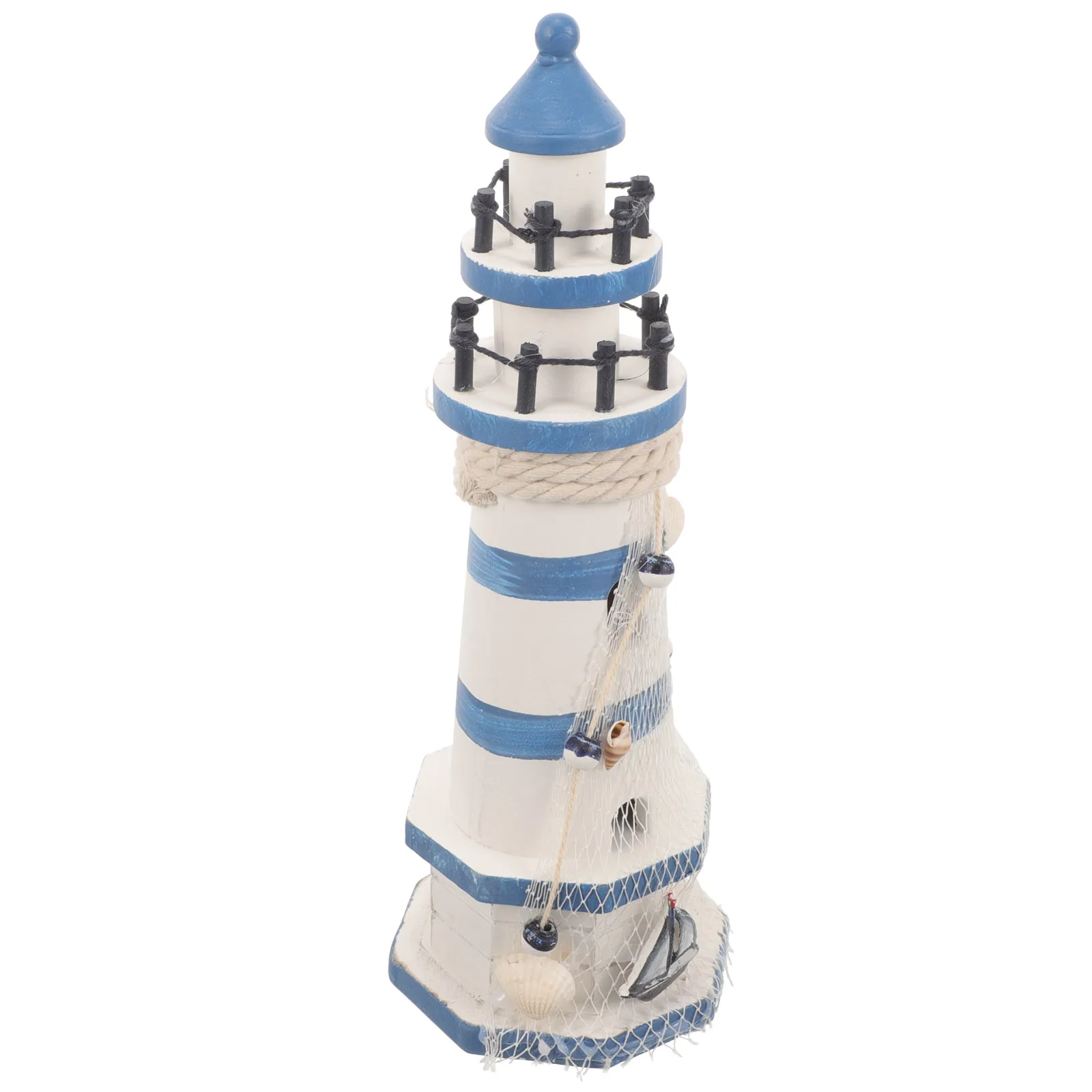 

Ocean Lighthouse Ornaments Decoration Building The Mediterranean Wood Bamboo Model