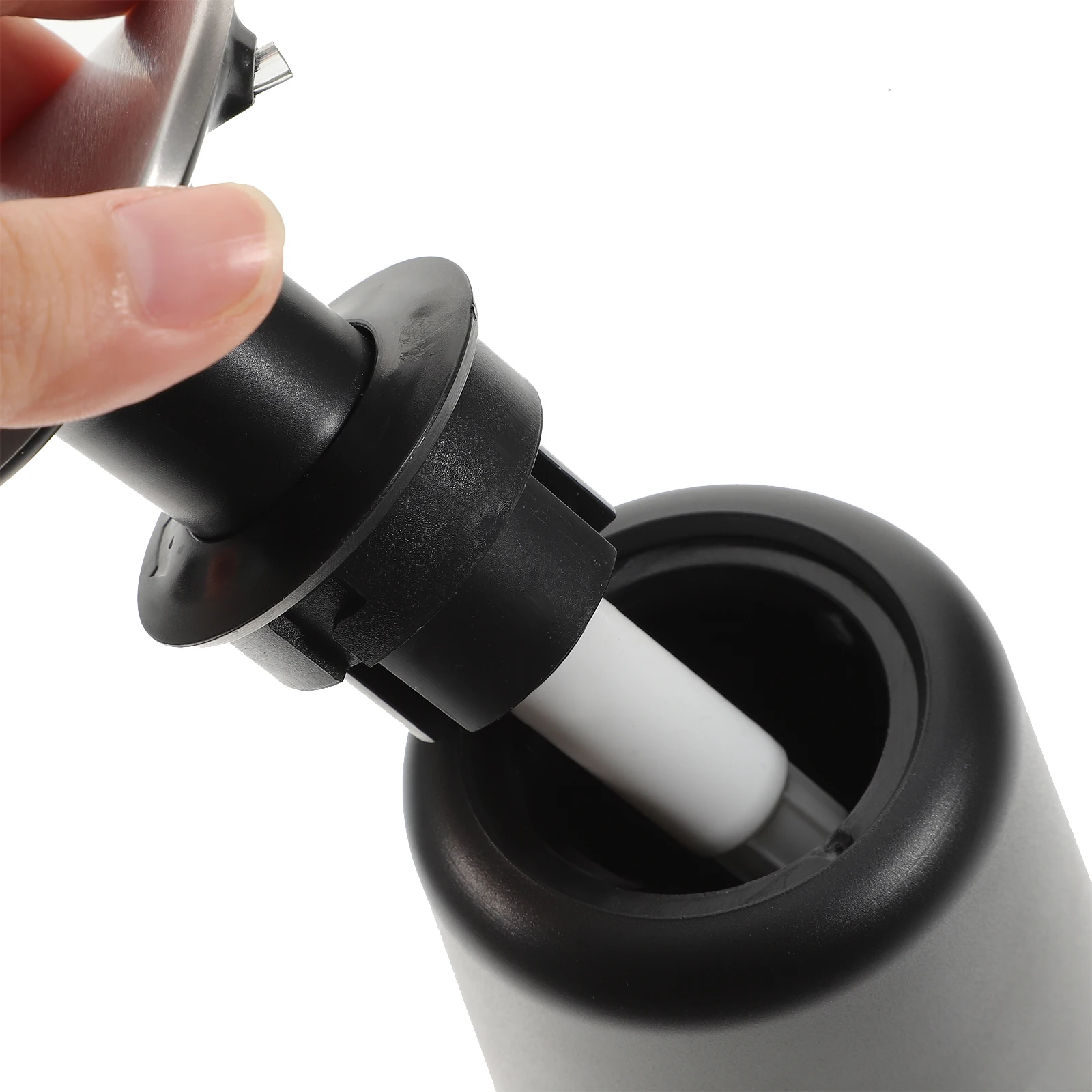 

1pc Soap Dispenser Bottle Large Capacity Press Container For Liquid Hand Soap Bathroom Kitchen Hotel Use Black