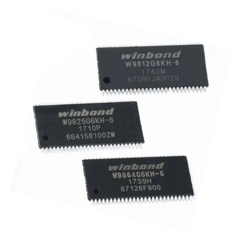 (10 Pieces) W9812G6KH-6 W9825G6KH-6 W9864G6KH-6 TSOP-56 New Original