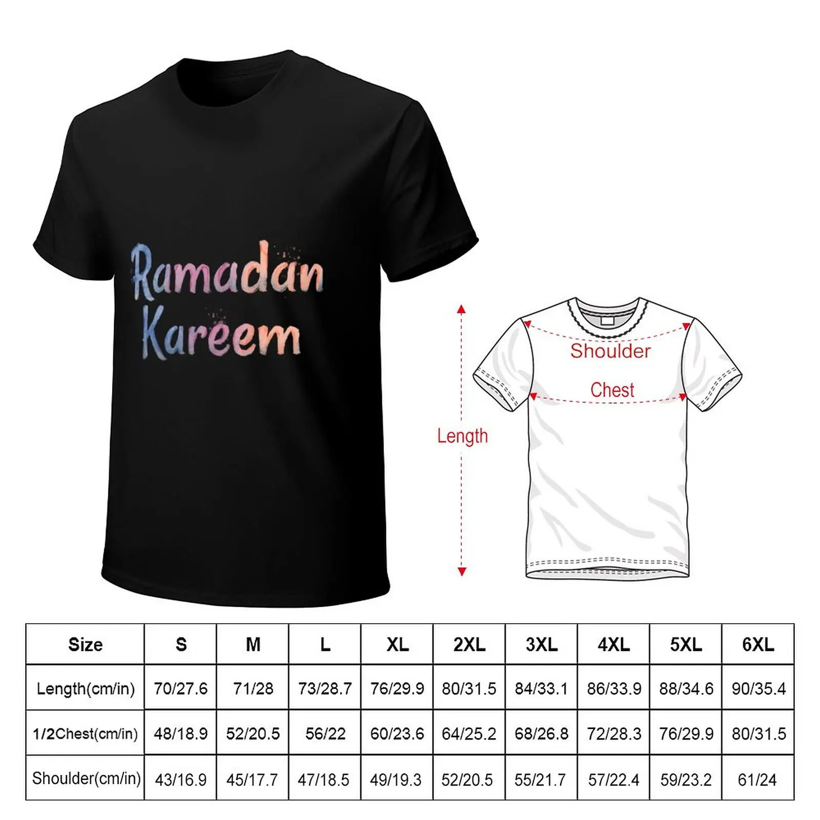 Ramadan Kareem | Ramadan Mubarak T-Shirt oversized t shirt blank t shirts black t shirts for men