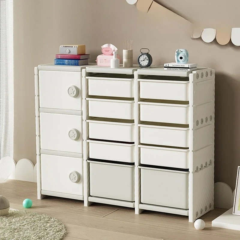 Toy storage rack Floor-to-ceiling multi-layer household storage Toy rack Simple classification Organizing box Locker